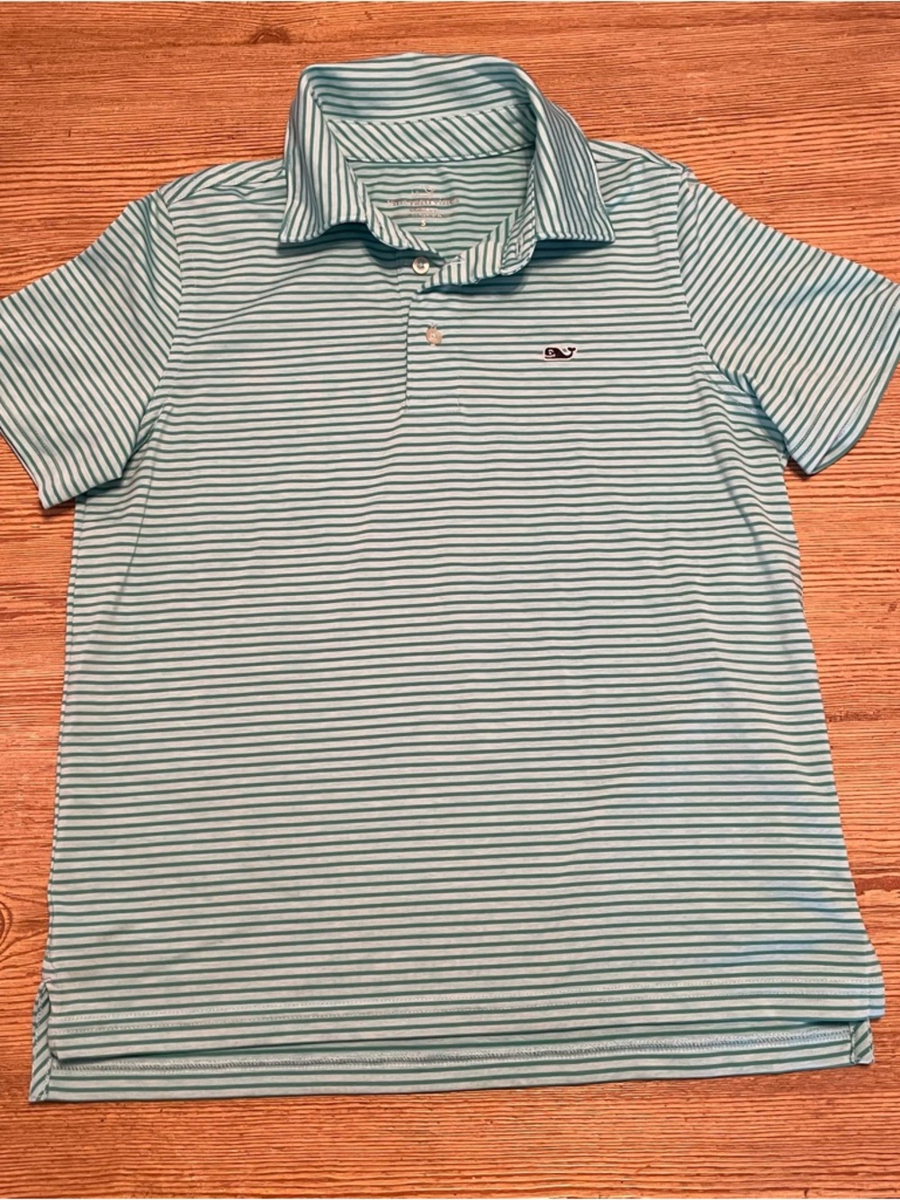 Vineyard Vines Boys' Performance Bradley Stripe Sankaty Polo